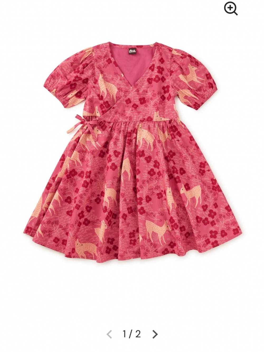 Childish tendencies wrap dress